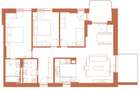 Apartament 4 camere 95.6 mp 2 logii de 6.6 mp si 8.2 mp in H - 2