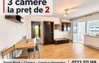 Un apartament cu 3 camere. Mai multe posibilități.