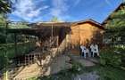 Cabana de lemn cu fundatie 86 mp+ livada pomi fructiferi+teren 847 mp