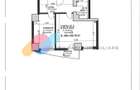 Apartament 2 camere, 52,16 mp, et. 21, West City Tower