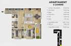 Apartament cu 3 camere semidecomandat în Vest - 5