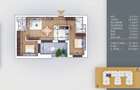 Apartament cu 3 camere decomandat în Titan - 4