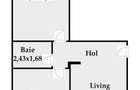 Apartament 2 camere, gata de locuit cu bucatarie separata - 1