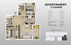 Apartament 3 camere decomandat, bloc nou, Aparatorii Patriei metrou - 5
