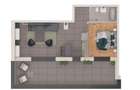 Apartament 2 camere, 50,24mp, 28mp terasa, ansamblu NZEB, zo - 2