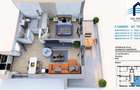 Apartament cu 2 camere decomandat în Nord - 11