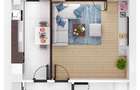 Garsoniera decomandata bloc nou Exigent Plaza Faza 6 Bd. Timisoara 82 - 5