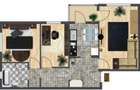 ETAJ 1! ULTRACENTRAL! Apartament 3 camere 61mp, Palas Mall, CT - 2