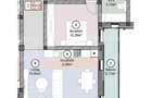 Apartament cu 2 camere 62 mp utili - 1