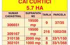 Vand 5,6 Ha teren extravilant CAI CURTICI - 2