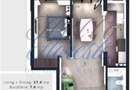Apartament 2 camere, 53,8mp| Terasa 16,1 mp | Zona Vivo | Floresti | - 2