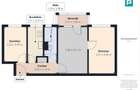 Apartament cu 3 camere semidecomandat în Fortuna - 9