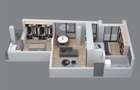 Apartament cu 3 camere decomandat în Badea Cârțan - 2