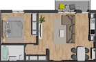 Apartament cu 2 camere semidecomandat în Florești - 5