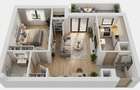 Apartament 2 camere 46mp Piata Amzei langa Banca Transilvania