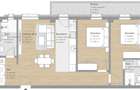 Apartament cu 2 camere semidecomandat în Florești - 4