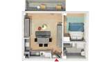 Apartament cu 2 camere semidecomandat în Dâmbul Rotund - 2
