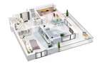 Apartament cu 3 camere decomandat în Noua - 5