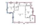 Apartament cu 3 camere, 65mp utili + balcon (5mp), etaj 1/5, lift - 13