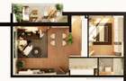 Apartament spatios cu 2 camere semidecomandat Intre Lacuri - 1
