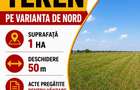 Vanzare teren suprafata de 1hectar pe varianta de Nord,deschidere 50mp - 1
