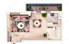 Apartament 1 Camera, 37 mp, Semifinisat, Zona Iulius Mall - 4