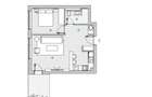 Apartament liber 2 camere open space + parcare, Complex Silk District - 5