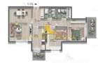 APARTAMENT CU 3 CAMERE IN ZONA ALBERT - 1