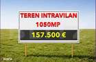 Teren 1050 mp cu 2 fronturi stradale 36/24m, constructie rezidentiala, - 1