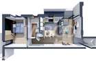 Apartament 2 camere 2 balcoane loc de parcare inclus 54 mpu - 5