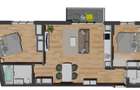 Vanzare Apartament 3 camere | Inaltime 2.8 m | Garaj | In Zona Vivo_S - 3
