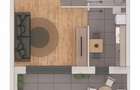 Apartament 1 camera, 34mp 17mp terasa, ansamblu NZEB, zona T - Floresti (Cluj) - 3