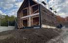 Casa timber frame la rosu 130mp P+M, 940mp teren. Priveliste deosebita