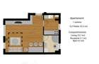 Apartament 1 camera, 33 mp, decomandat, Zona Eroilor - 3