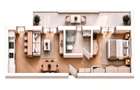Apartament bloc nou, cu 2 camere, et. 1, Calea Cisnadiei- zona Kauflan