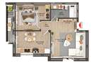 Apartament 2 camere balcon loc parcare zona Shopping City Se