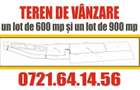 Teren de vanzare 2 loturii 600-1000 mp Domnesti central sos independentei nr 31 pret foarte bun - 1
