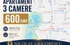 3 camere Nicolae Grigorescu decomandat, et. 1, an 1964, 73 m - 2