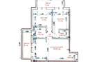 Apartament cu 3 camere, 60mp utili, 2 balcoane (16mp), etaj 3/4, lift - 8