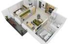 Apartament 3 camere 66,66 mp + balcon 9 mp Cartier Doamna Stanca - intabulat - 4