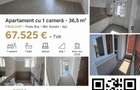 Apartament 1 camera 36.5m2 de vanzare ,FINALIZAT ,Podu Ros- Bld.Socola - 7