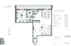 Apartament 2 camere, terasa 14,10mp, langa lac, metrou, bloc nou - 1