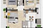 Apartament 3 CAM, SU 88.9MP 1 TERASA, 2 BAI , zona INTRE LACURI - 1