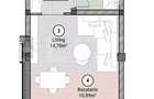 Apartament cu 1 camere 39 mp utili - 1