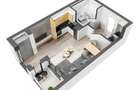 Inchiriez studio complex Ivory Pipera, Nr 1 - Rond OMW - Direct Proprietar, 44mp utili - 8