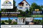 Vila D+P+M 184mp Sprânceana Erbiceni Iași Living + 4 Dormitoare Teren 2.002 mp, 3 Terase, Izolată, Lindab, Ideală pentru Familie - 1