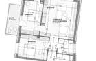 Apartament nou cu 3 camere decomandate, confort sporit 90mp, etaj 2, cu 2 bai, 2 balcoane si garaj, - 1