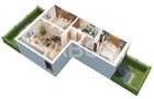 Apartament cu gradina si 3 camere decomandate de vanzare Doamna Stanca - 1