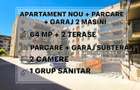 AP. 2 CAM | NOU | Garaj 2 masini | Decomanadat | Parcare| 64 mp |VIDEO - 1