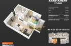 Apartament 2 camere , bucatarie open spacemetrou Popesti vest, bloc no - 2